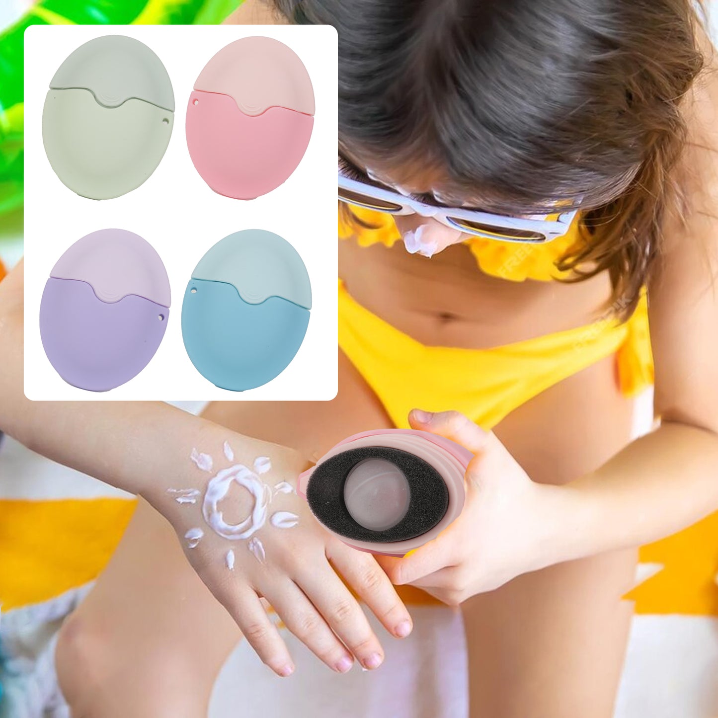 Lotion and sunscreen applicator