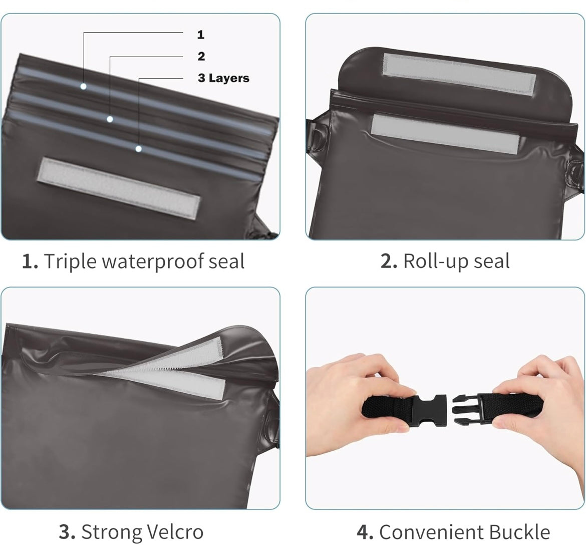 Waterproof waist bag